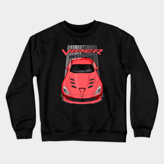 Viper ACR-5thgen-red Crewneck Sweatshirt by V8social